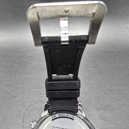 Invicta Russian Diver Chronograph Watch Men 51mm Black Dial Steel 1348 New Batt5