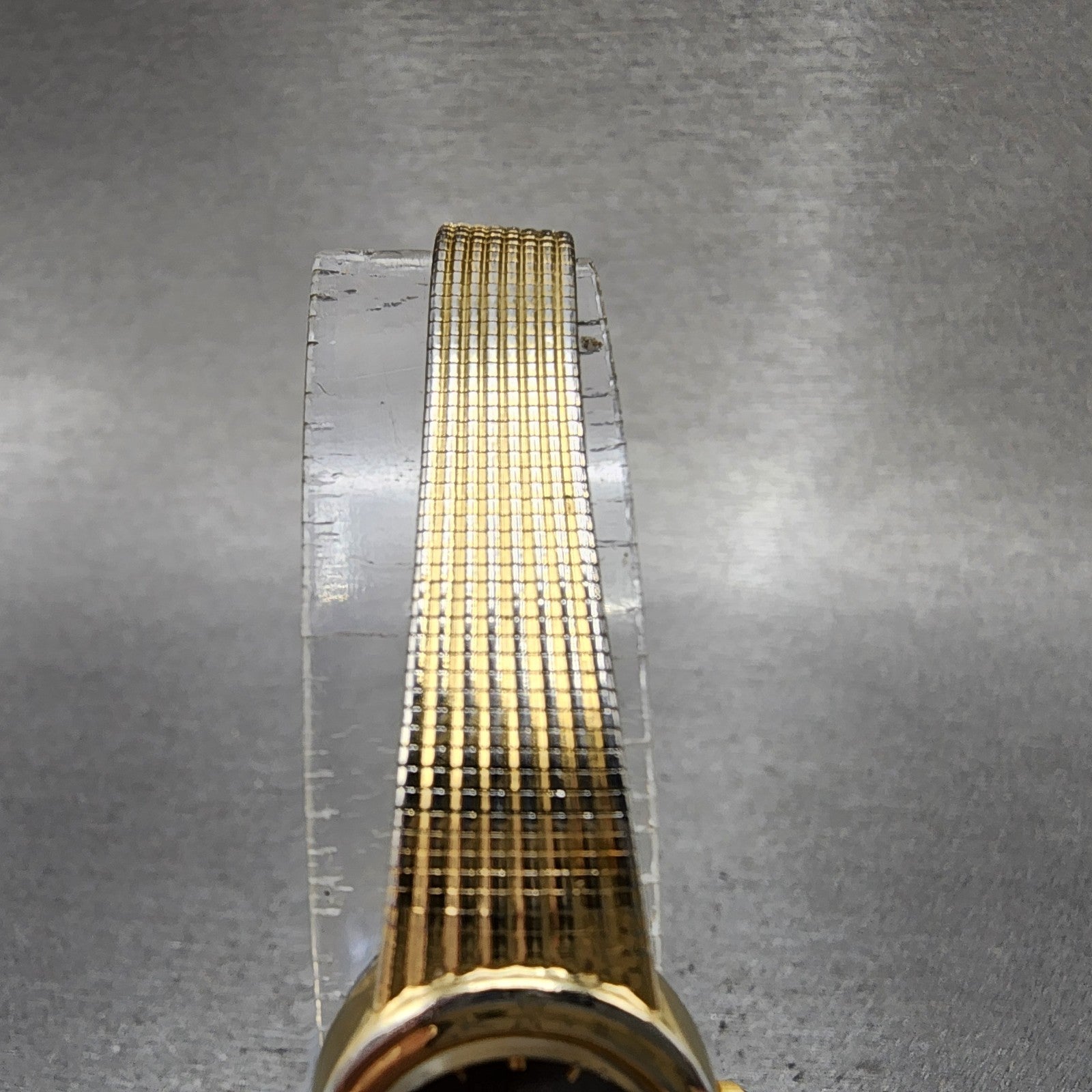 Citizen CQ Watch Women 17mm Black Dial Gold Tone Round 3220324234 New Battery2