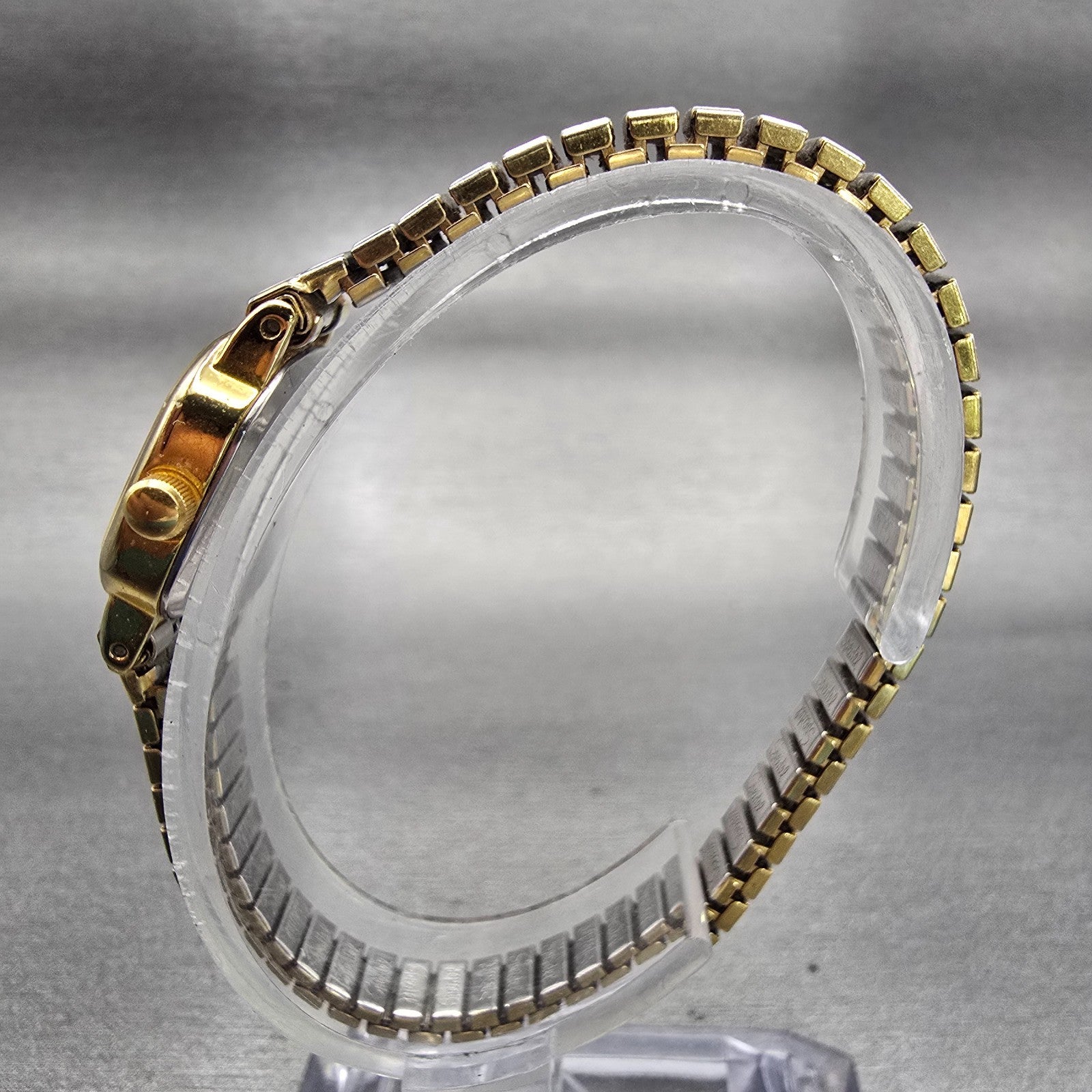 Citizen CQ Watch Women 17mm Black Dial Gold Tone Oval 5920-S48810 New Battery6