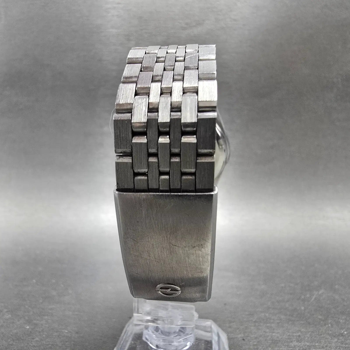 Seiko SQ Watch Men 35mm White Dial Silver Tone Dayadate READ!!! 8223-8029 NewBat8