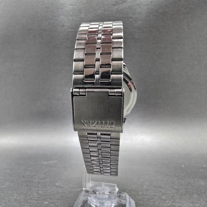 Citizen Eco-Drive Watch Men 37mm White Dial Silver Round E030-L20646 Works7