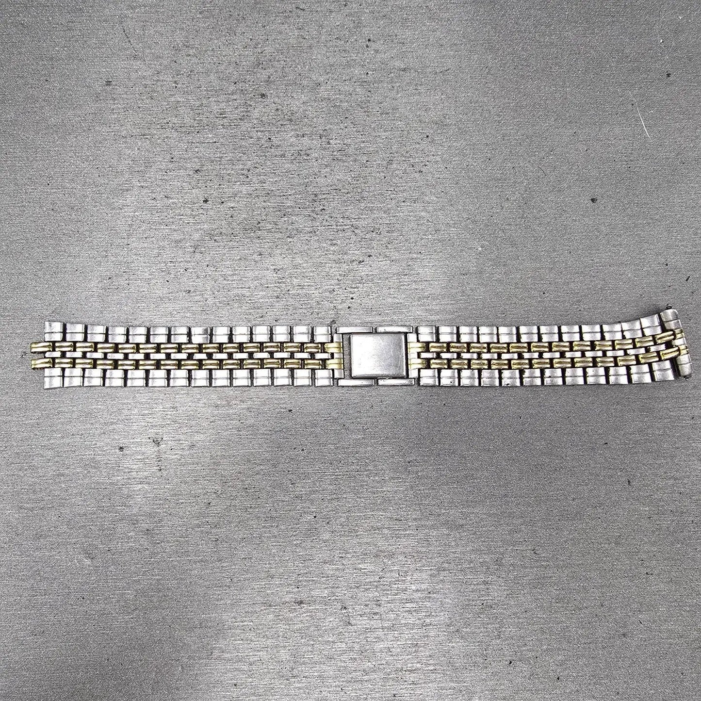 Citizen Bracelet 18mm Stainless Steel Two Tone Vintage Japan ONLY ONE END LINK0