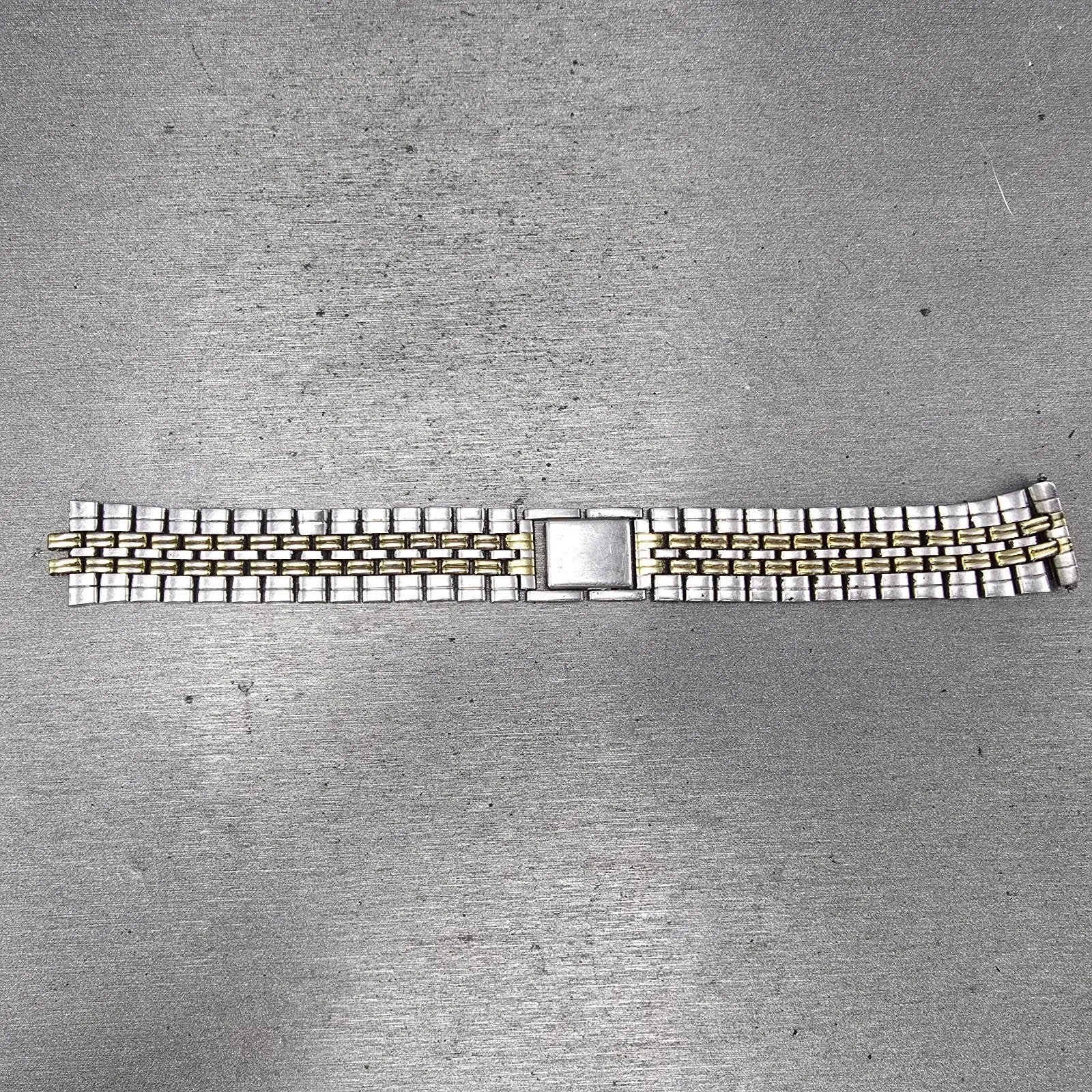 Citizen Bracelet 18mm Stainless Steel Two Tone Vintage Japan ONLY ONE END LINK0
