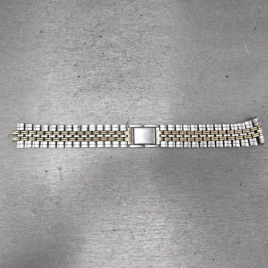 Citizen Bracelet 18mm Stainless Steel Two Tone Vintage Japan ONLY ONE END LINK0