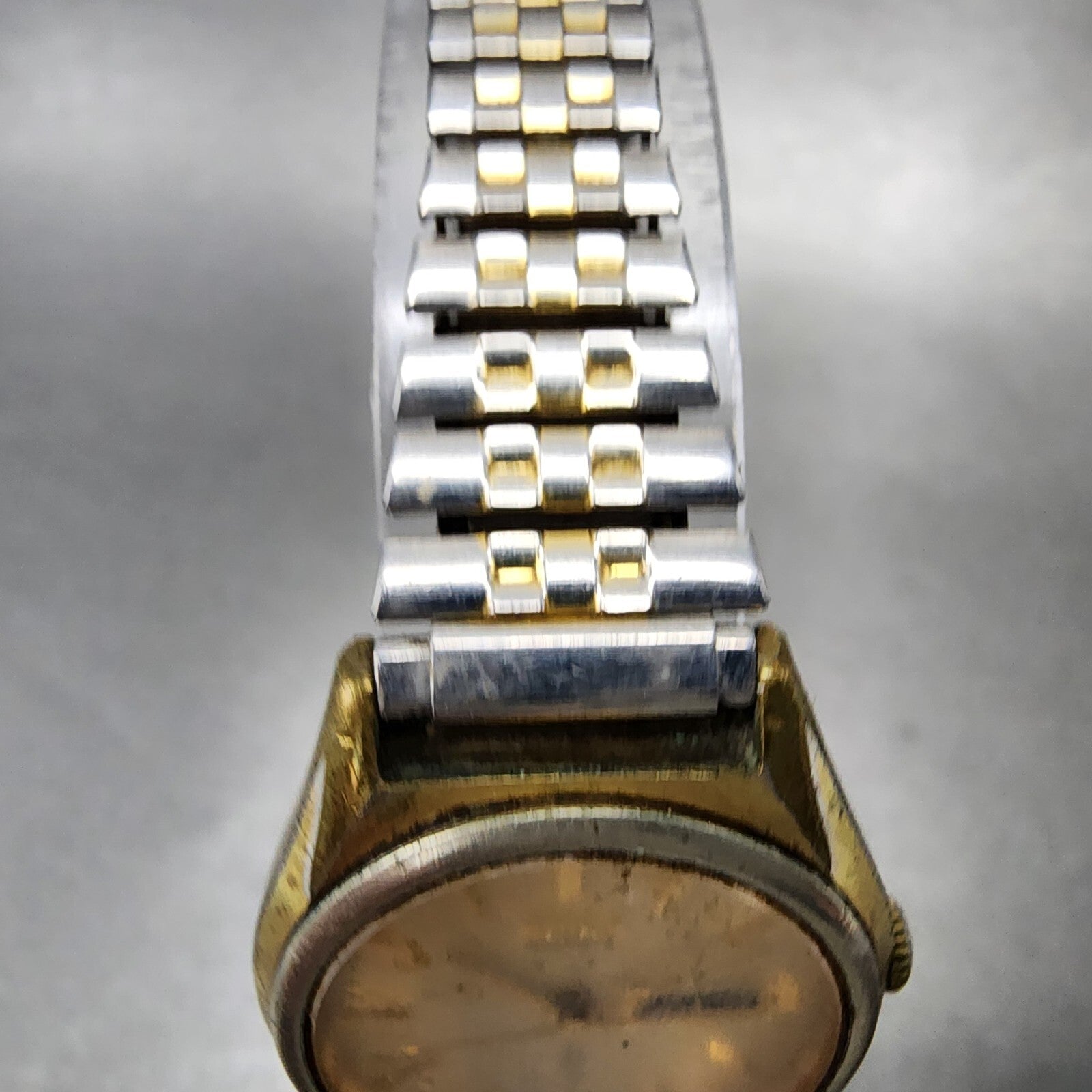 VTG Seiko Watch Women 26mm Cream Dial Gold Tone Daydate Round 26230100 New Batt4