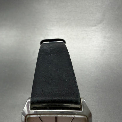 Seiko Tank Watch Men 27mm Silver Dial Silver Tone Rectangle 7431-5210 NewBattery4