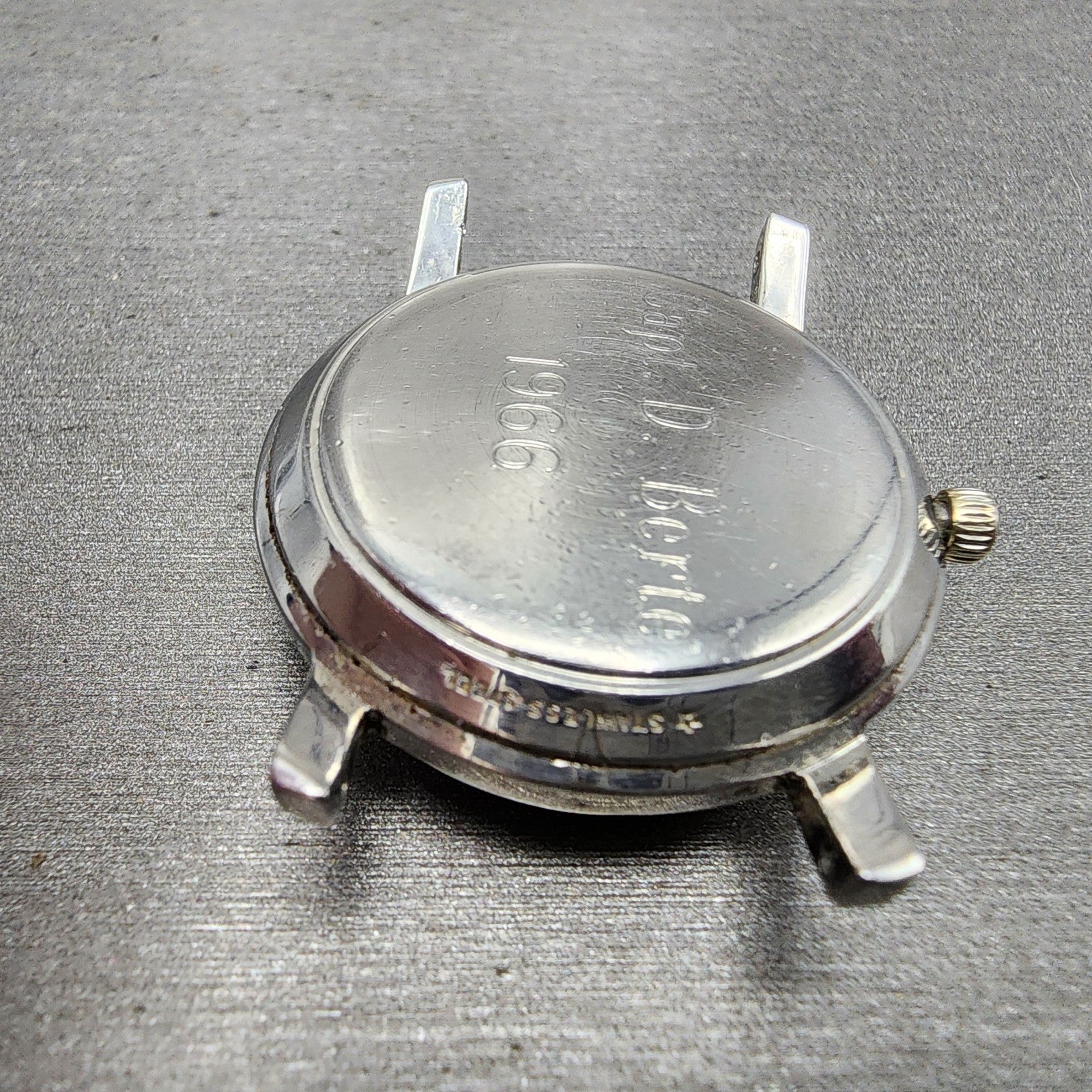 Longines Grand Prize Automatic Watch Men 34mm Silver Dial Stainless Steel PARTS10