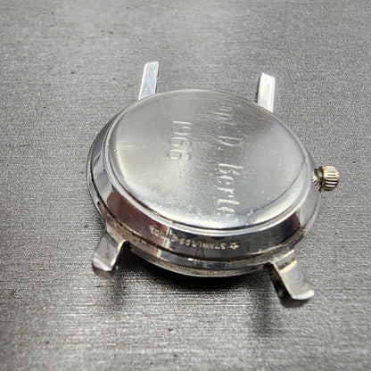 Longines Grand Prize Automatic Watch Men 34mm Silver Dial Stainless Steel PARTS10