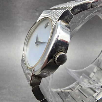 Movado Concerto Watch Women 26mm MOP Dial Silver Tone 84.G4.1842 New Battery2