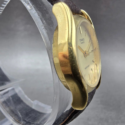 Casio Watch Women 23mm Champagne Dial Gold Tone Round LTP-1094 New Battery3