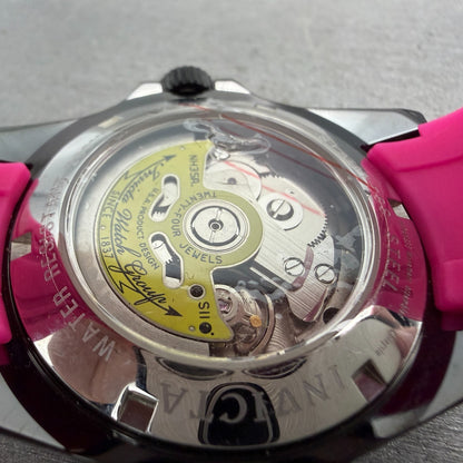 Invicta Midnight Angel Dive Watch Women 40mm MOP Dial Black Tone Date 23684 Runs9