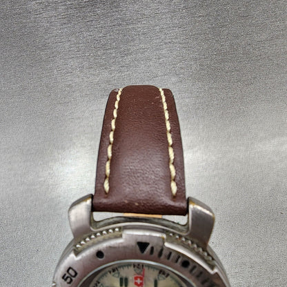 Victorinox Swiss Army Sportline Watch Men 40mm Gray Dial Silver Tone PARTS5