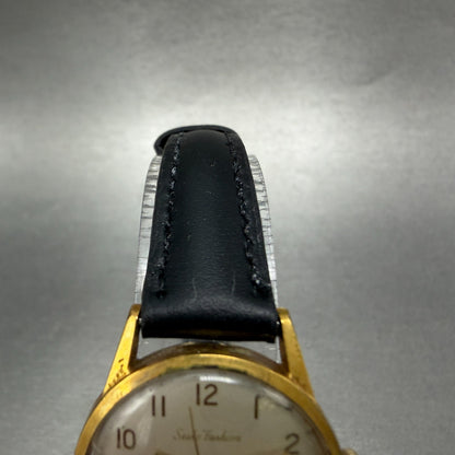 Seiko Fashion Watch Women 24mm Silver Dial Gold Tone Manual Round 5315 Runs VTG4