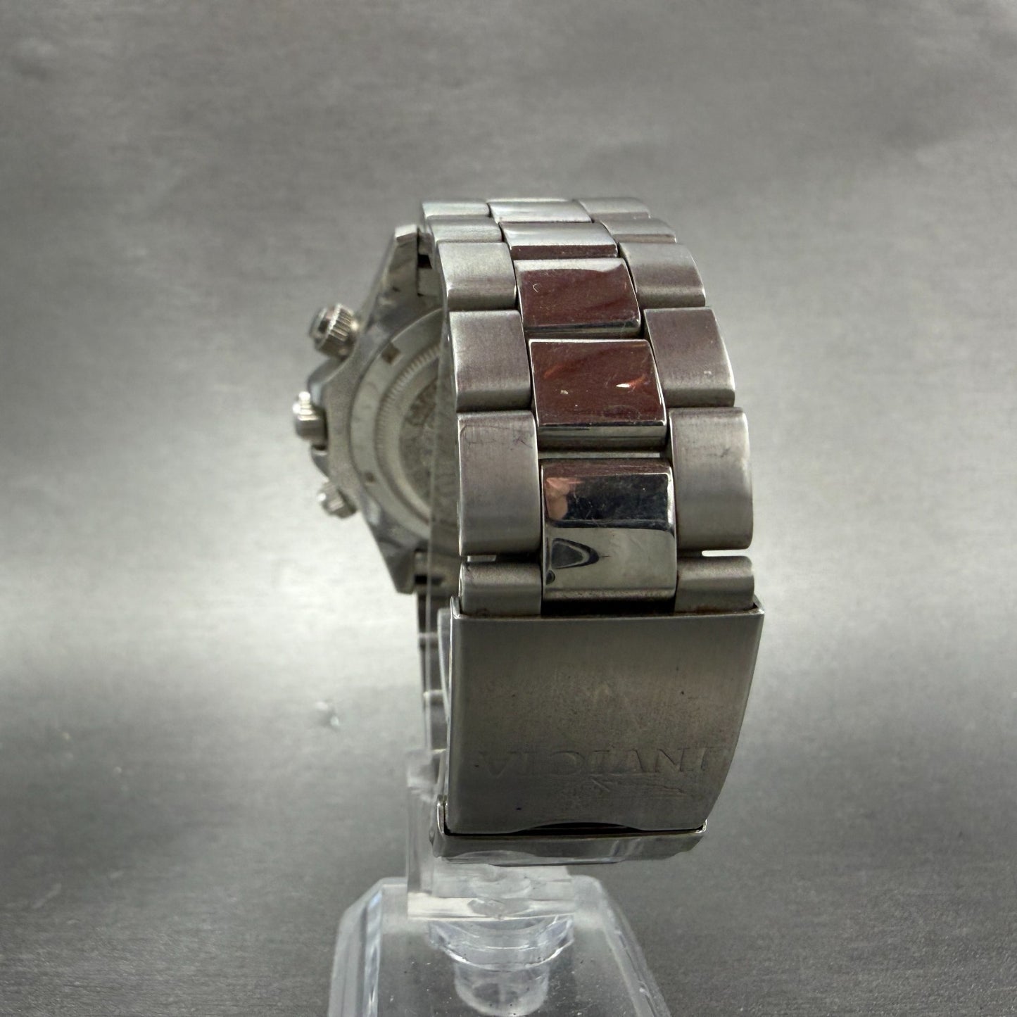 Invicta Chronograph Dive Watch men 44mm Silver Dial Steel Date 3197 New Batt7