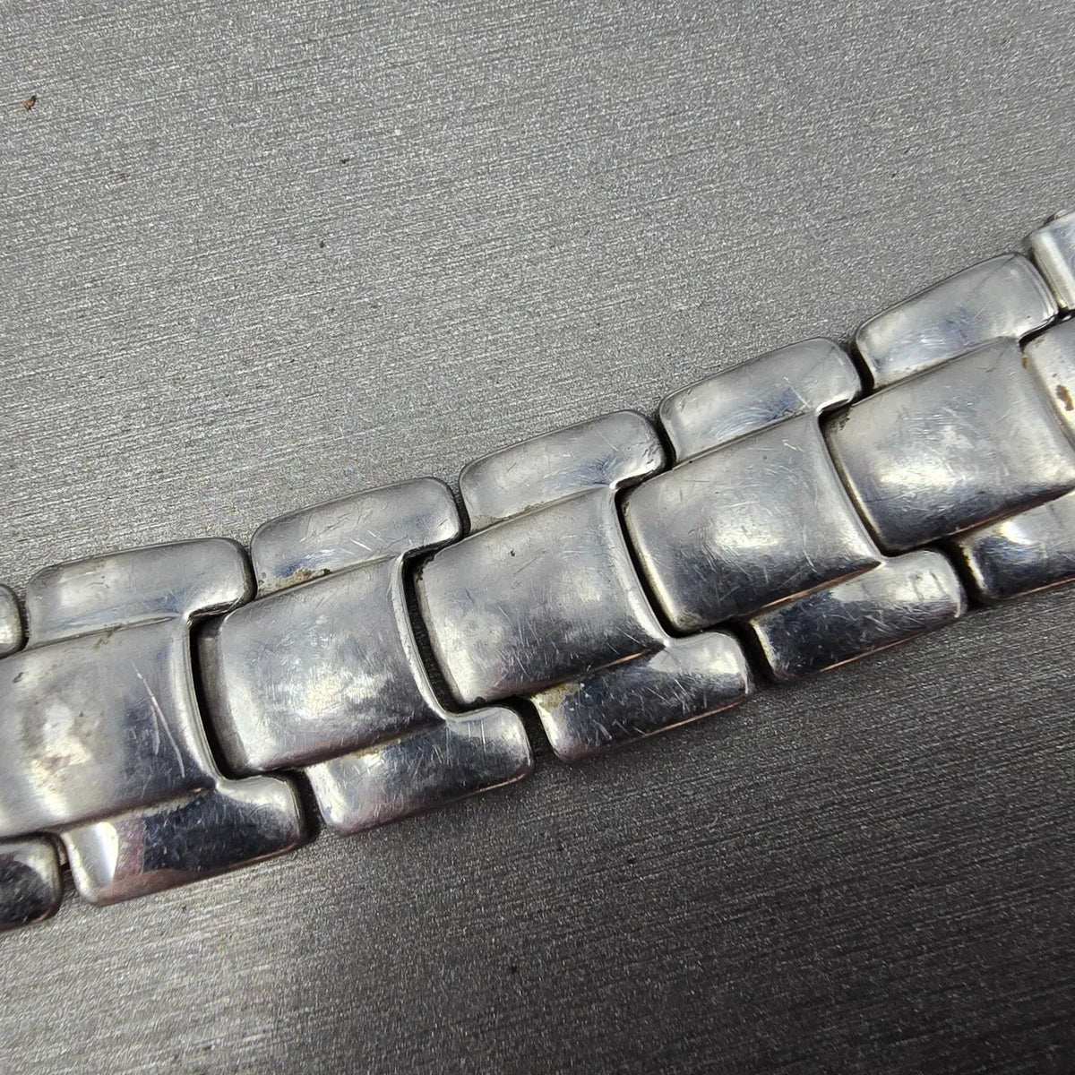 Fossil Bracelet 20mm stainless Steel Band Tri Folding Clasp5