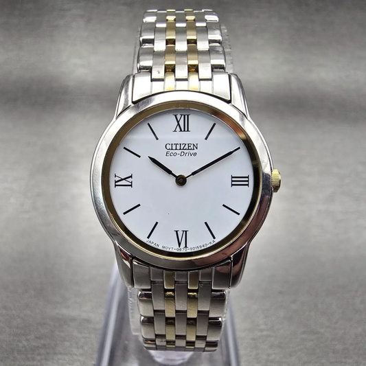 Citizen Eco-Drive Watch Women 23mm White Dial Silver Tone G670-S008620 Works0