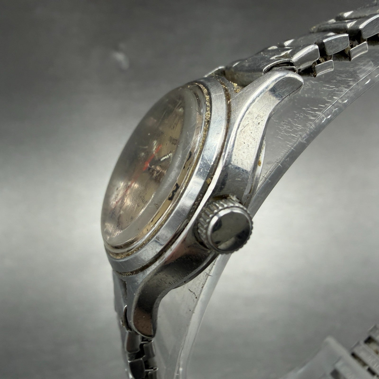 Seiko Watch Women 25mm Champagne Dial Silver Tone Manual Vintage 1104-0259 Runs2