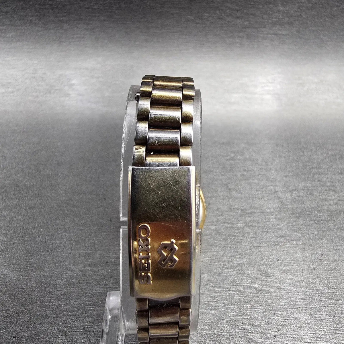 Seiko President Watch Women 24mm Gold Dial Gold Daydate Round 2A23-0039 New Batt7