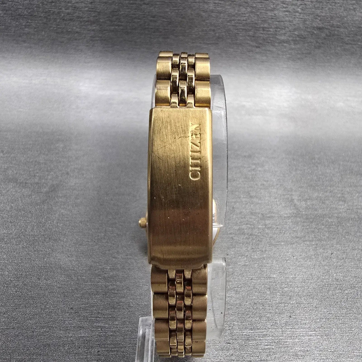 Citizen CQ Watch Women 25mm MOP Dial Gold Daydate 1002-R15101 New Battery JT7