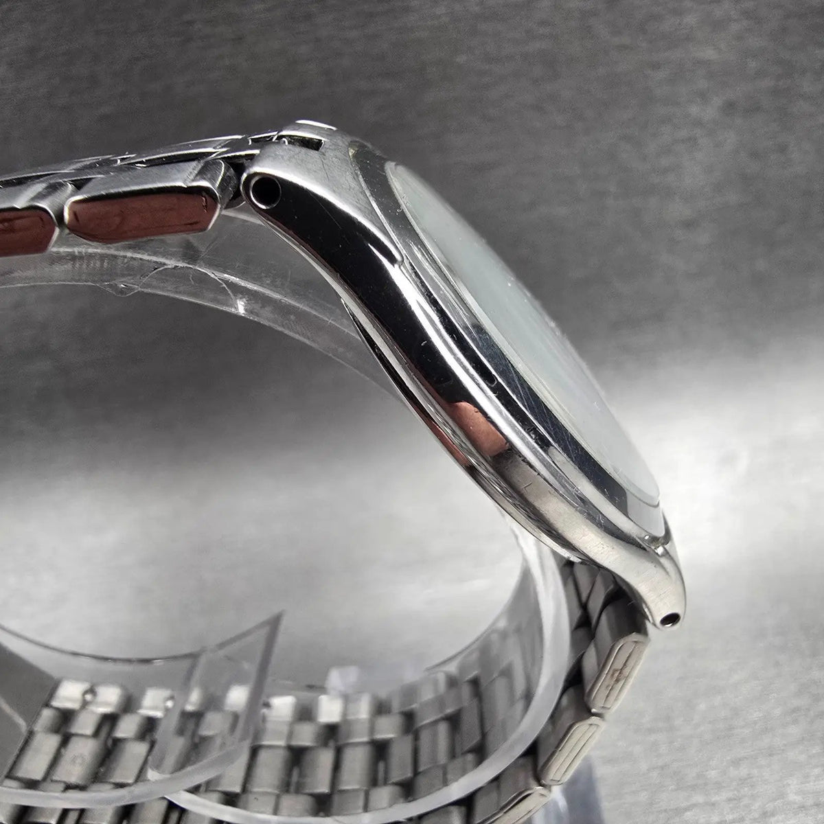 Seiko Watch Men 35mm Silver Dial Silver Tone Round 7N01-0DM0 New Battery  JDM F3