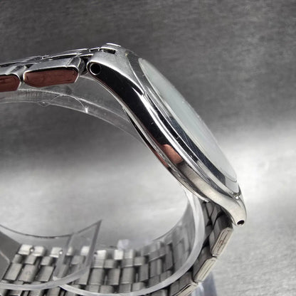 Seiko Watch Men 35mm Silver Dial Silver Tone Round 7N01-0DM0 New Battery  JDM F3