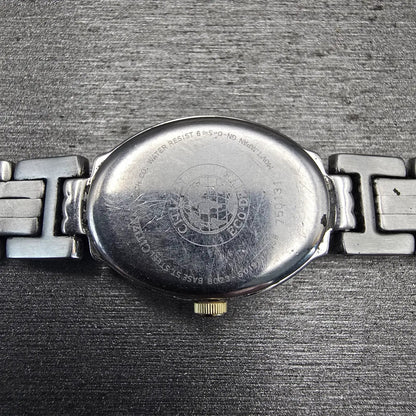 Citizen Eco-Drive Watch Women 18mm MOP Dial Gemmed Oval B023-S019214 Works10
