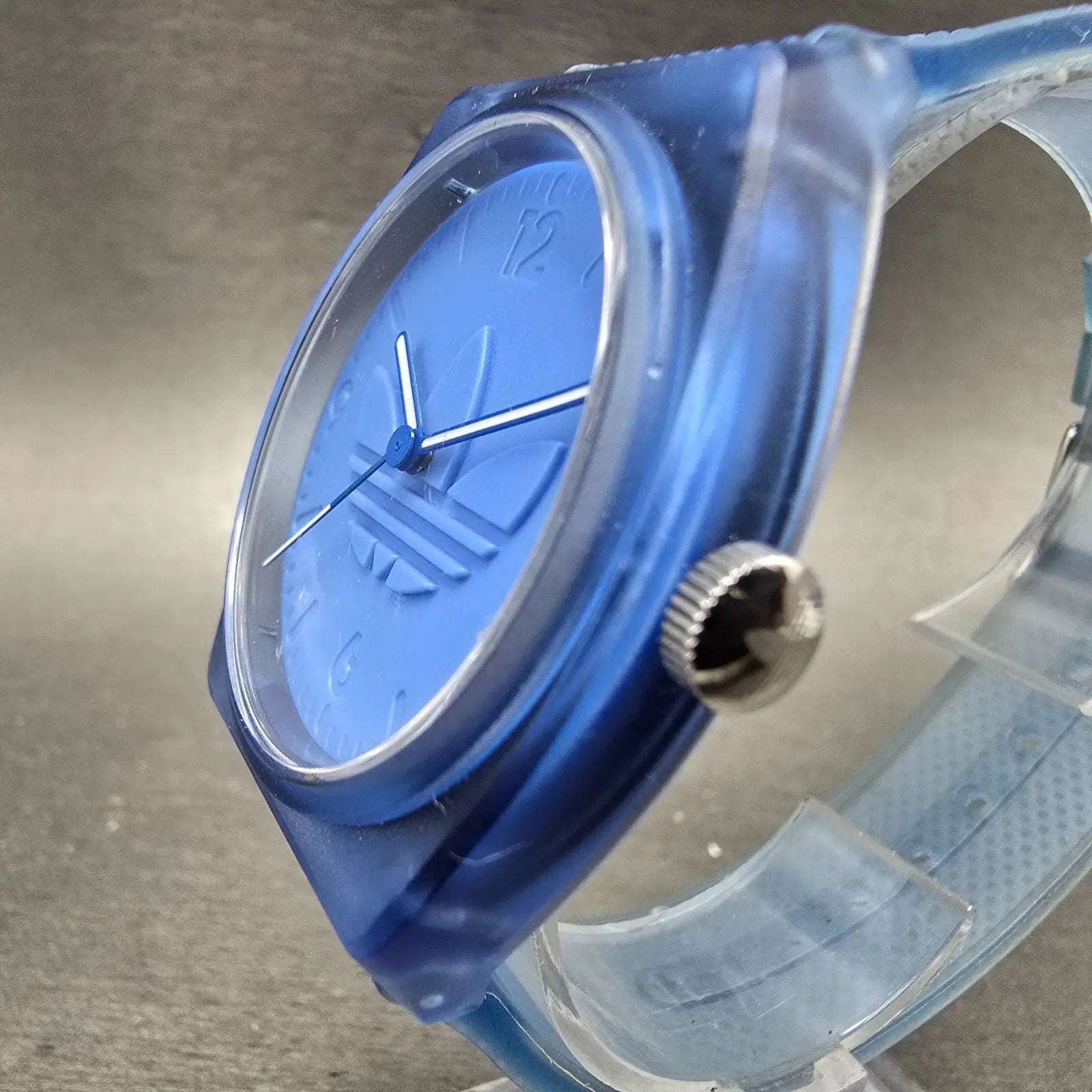 Adidas Street Project Two watch Men 39mm Blue Dial Blue Tone Round New battery2