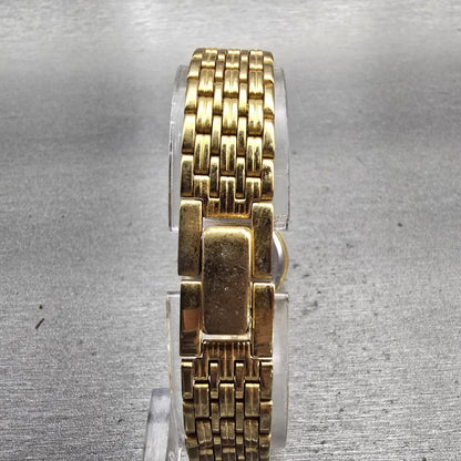 Citizen Watch Women 21mm White Dial Gold Tone Round 3220-S19538 New Battery VTG7