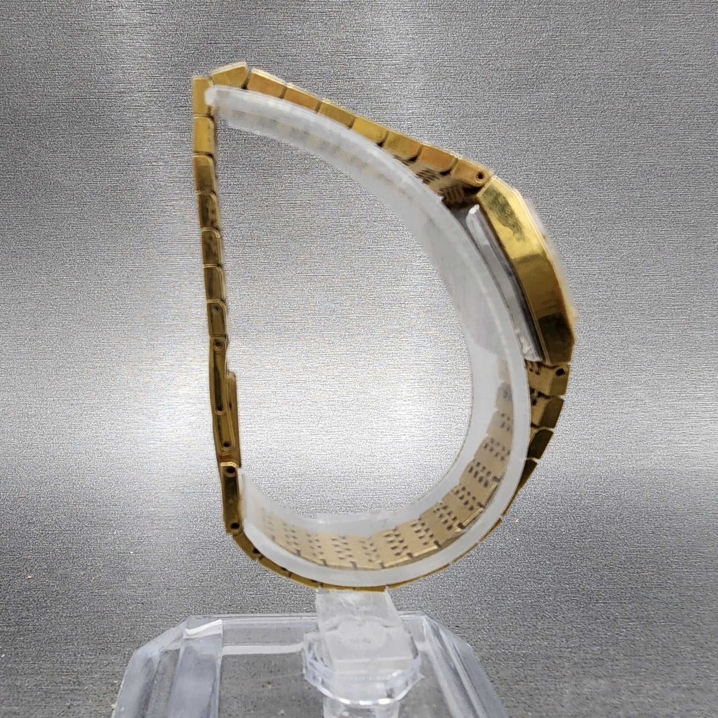 Citizen Watch Women 18mm Gold Dial Gold Tone Hexagon 860549 Manual Runs VTG8