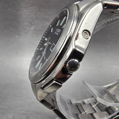 Citizen Eco-Drive Attesa Watch Men 37mm Black Dial Titanium H100-T010431 PARTS!!3
