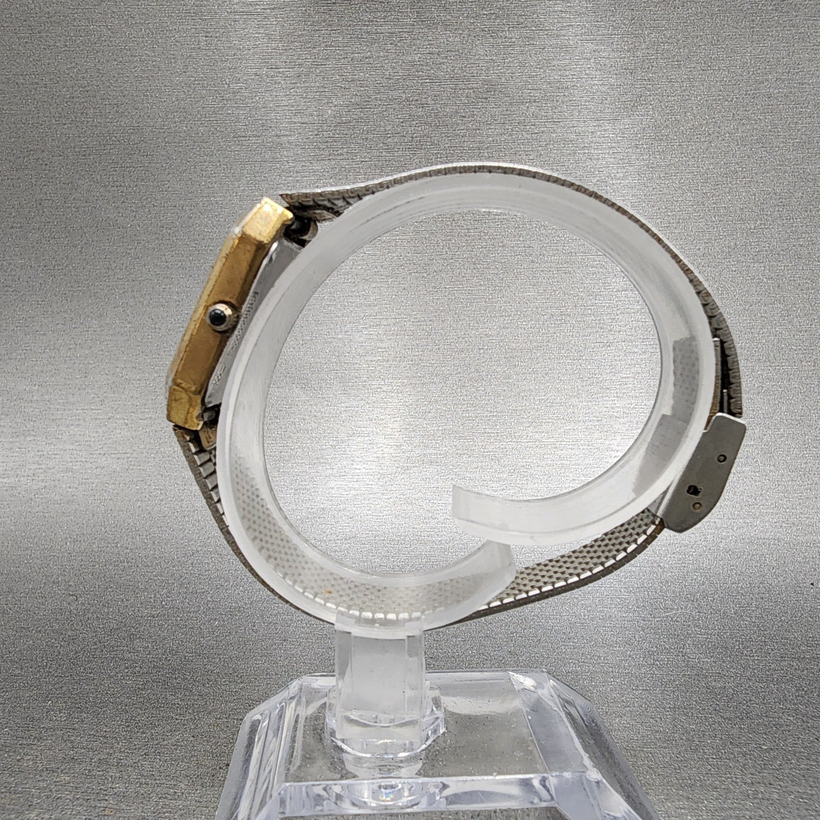 Bulova Watch Women 22mm Champagne Dial Gold Tone Octagon VTG New Battery6