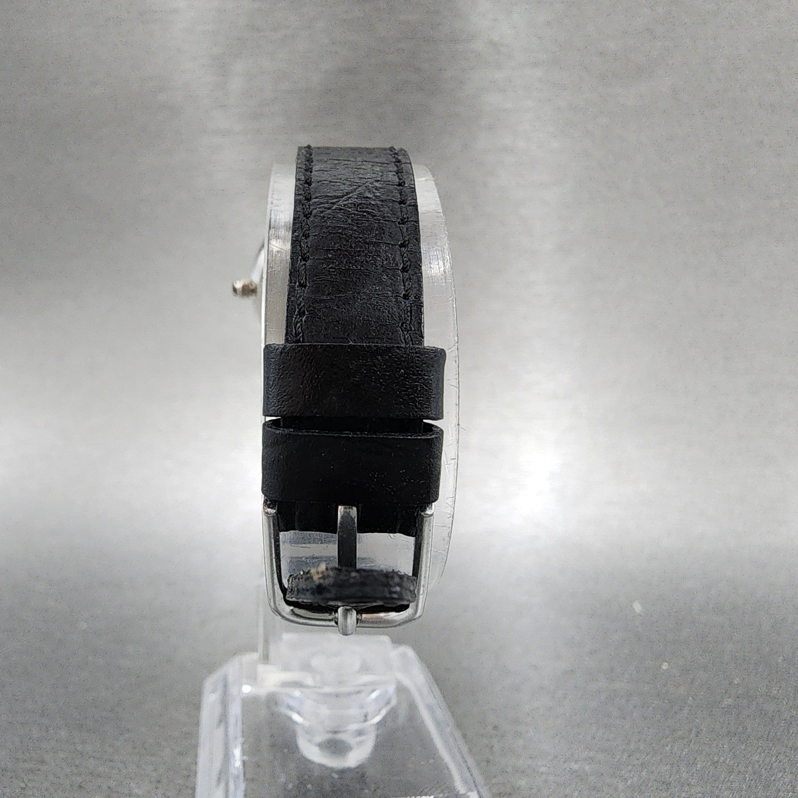 Bulova Longchamp Watch Women 25mm White Dial Silver Tone Date Round New Battery7