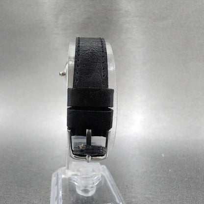 Bulova Longchamp Watch Women 25mm White Dial Silver Tone Date Round New Battery7