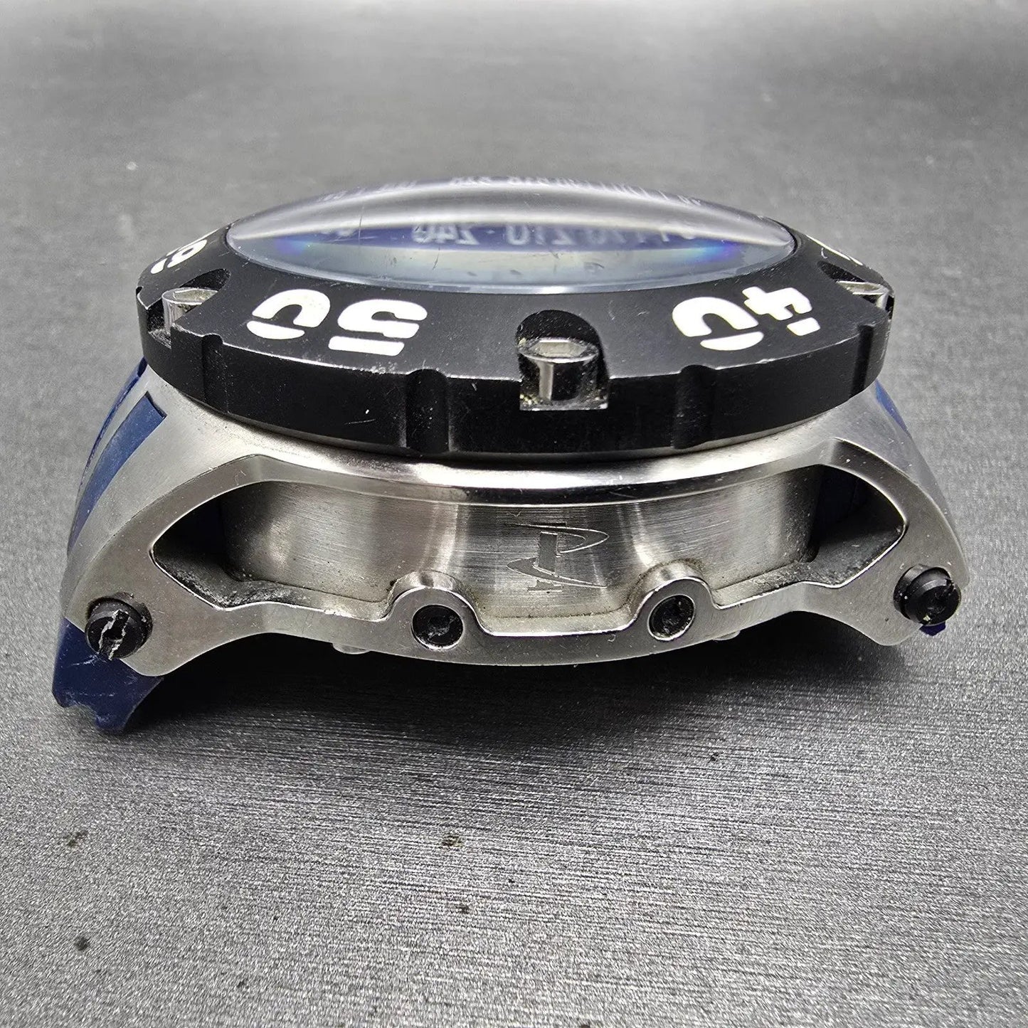 Invicta Reserve chronograph Dive Watch Men 51mm Blue Dial Steel 0906 New Battery3