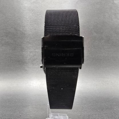 Bering Solar Watch Men 39mm Gray Dial Black Date Round Mesh 14639-122 Works7