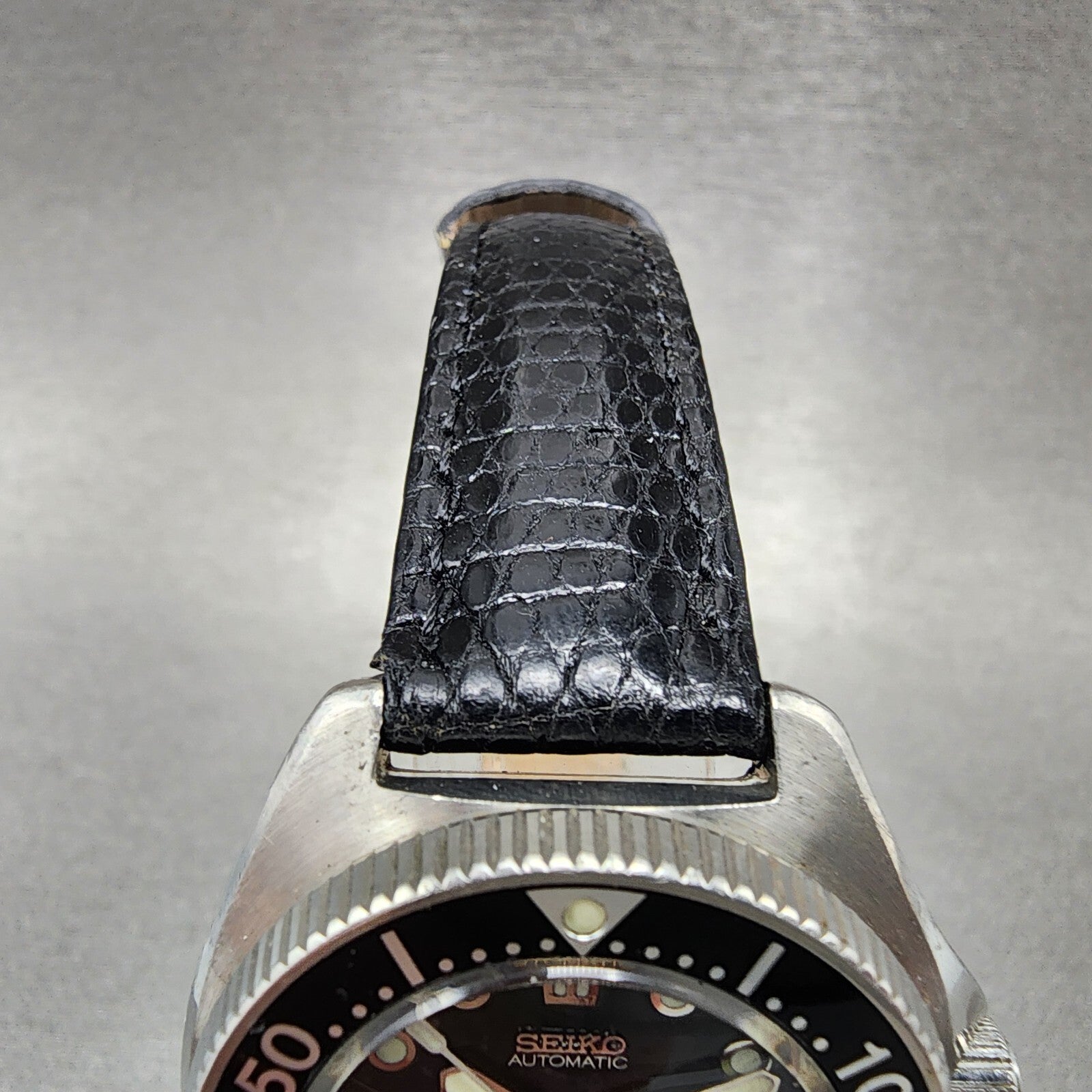 Seiko Diver Professional 150 Watch Women 35mm Black Dial Steel Automatic Runs4