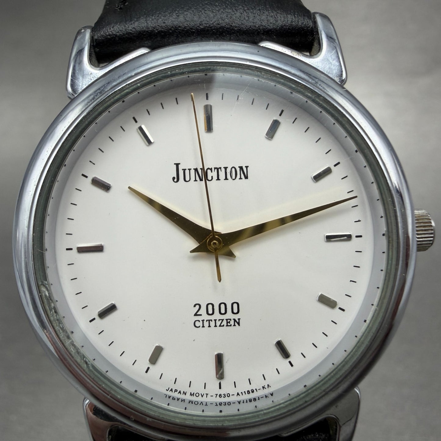 Citizen Junction Watch Unisex 32mm White Dial Silver Tone 7630-A04153 New Batt1