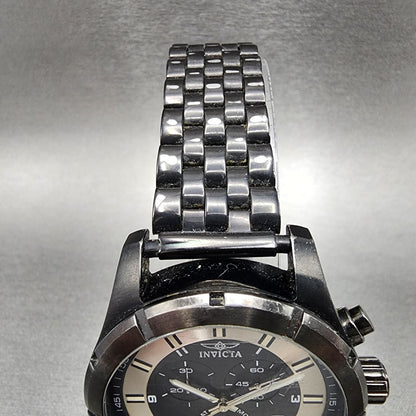 Invicta Specialty Chronograph Watch Men 45mm Black Dial Black 12149 PARTS5