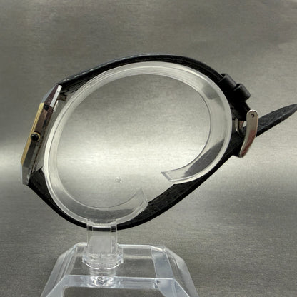 Seiko Dolce Tank Watch Men 28mm Champagne Dial Two Tone 6030-5390 New Battery7