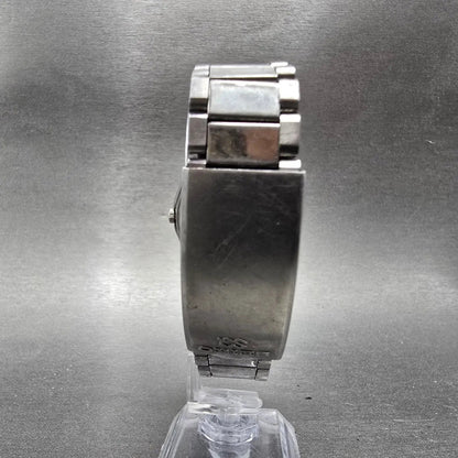 Seiko SQ Watch Men 36mm Silver Dial Silver Tone Daydate 0903-8139 New Battery9