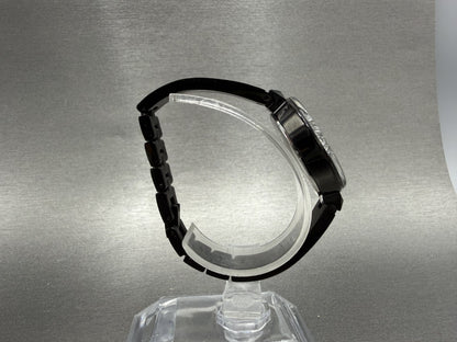 Movado Bold Bangle Watch Women 28mm MOP Dial Black Tone Round 3600775 CHIPPED!!!13