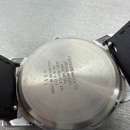 Citizen Junction Watch Unisex 32mm White Dial Silver Tone 7630-A04153 New Batt9