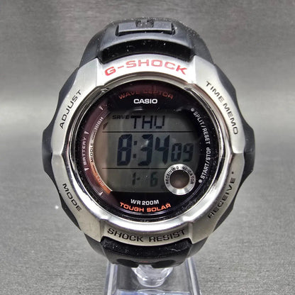 Casio G-Shock GW-700A Watch Men 46mm Black Silver Solar Alarm Chronograph0