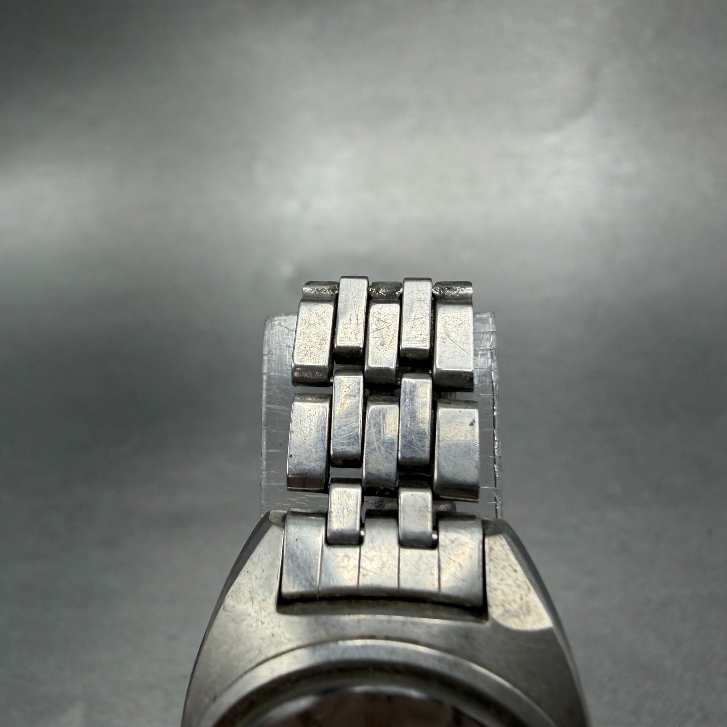 Seiko Maticlady Watch Women 23mm Silver Dial Silver Tone Date 2517-0211 Runs4