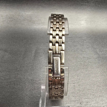 Seiko Tank Watch Women 16mm Champagne Dial Gold Tone Rectangle 1N01-0FH0 NewBatt7