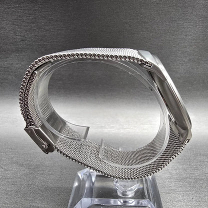 Skagen Watch Men 40mm Silver Dial Silver Tone Date Round 780XLSS New Battery9