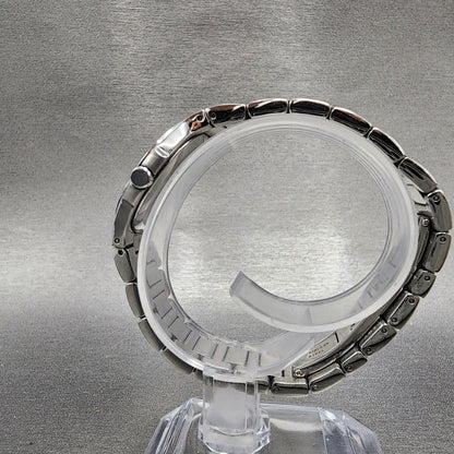 Movado Museum Watch Women 28mm Black Dial Stainless Steel Round New Battery