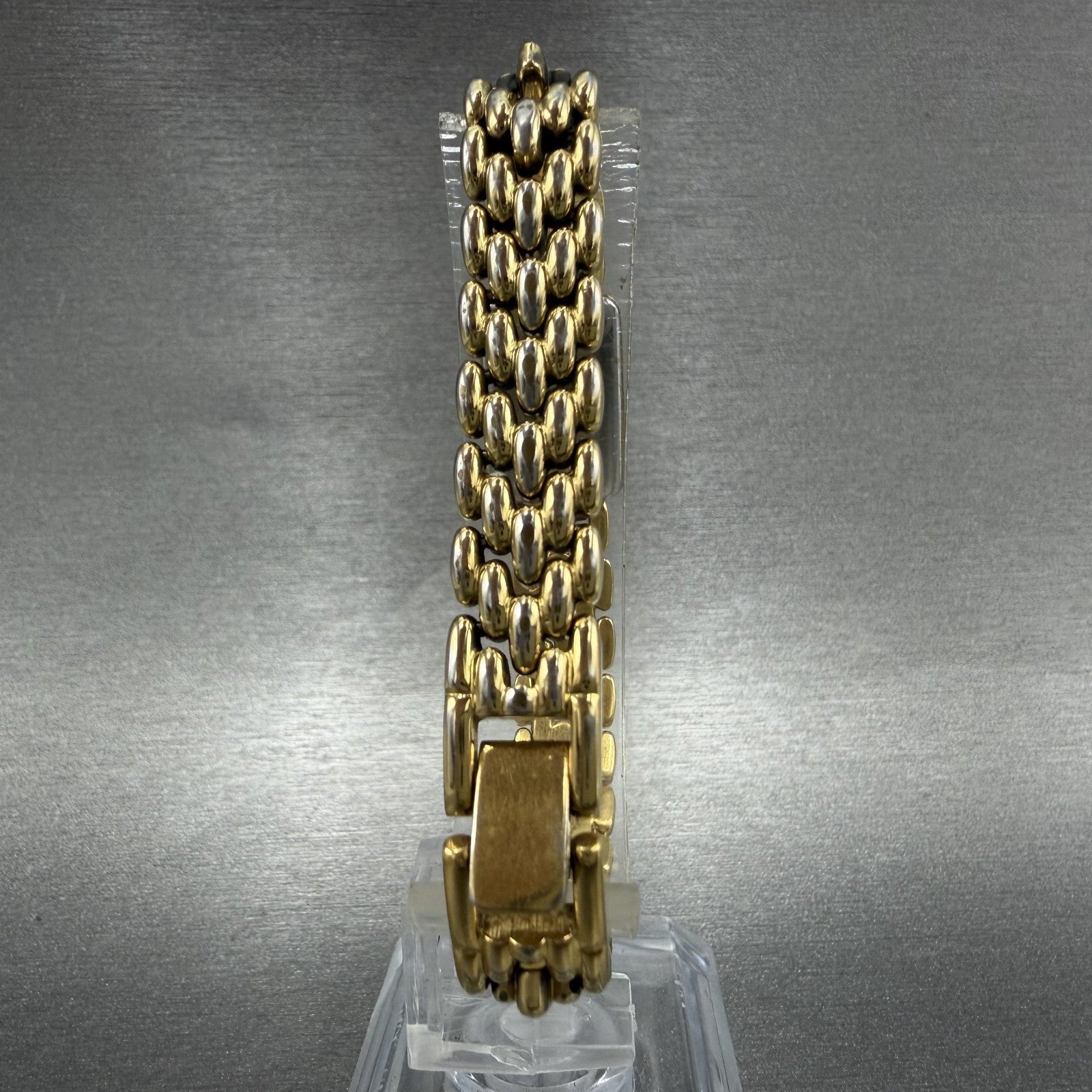 Citizen Tank Watch Women 13mm MOP Dial Gold Tone Rectangle 5421S036505 NewBattA7