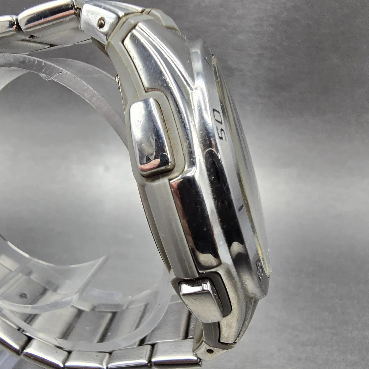 Casio Waveceptor WVQ-M410 Watch Men 43mm Black Dial Silver Date Solar Runs JDM3