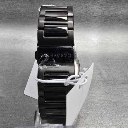 Bulova Caravelle 2018 Liberty Bowl Watch Men 45mm Black Tone 45B156 New Battery7